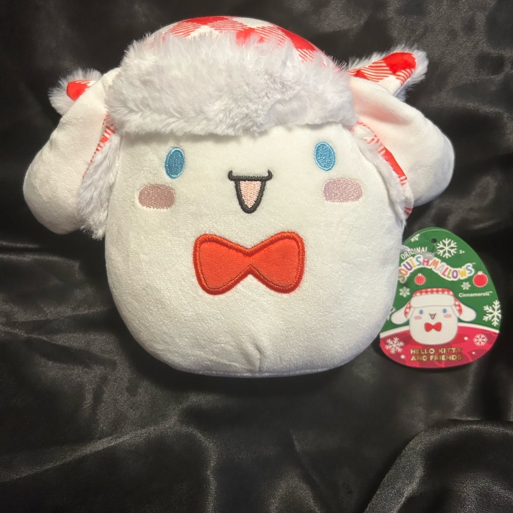 Squishmallows Hello Kitty & friends Christmas Cinnnamoroll plush  6.5” NWT